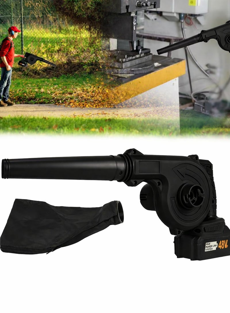 توشونكس منفاخ ومكنسة شفط تربينية 500 واط قابلة لإعادة الشحن 2 في 1 لتنظيف الغبار، للأماكن الصناعية والحدائق والمرآب وأجهزة الكمبيوتر وتجفيف السيارات - Image 1